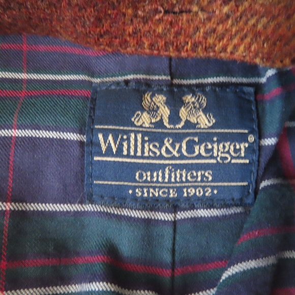 Willis & Geiger Wool Jacket Blazer w/Detachable Vest sz M - Picture 8 of 8